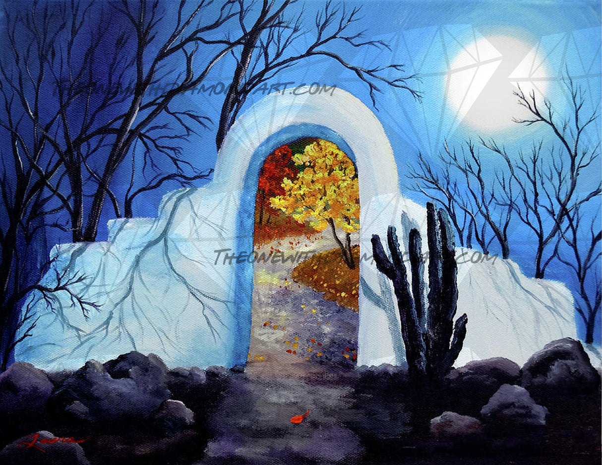 Shamans Gate To Autumn ©Laura Milnor Iverson