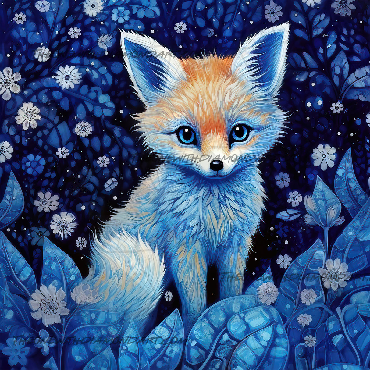 Southern Winter Fox ©Cocomarshmallow Art