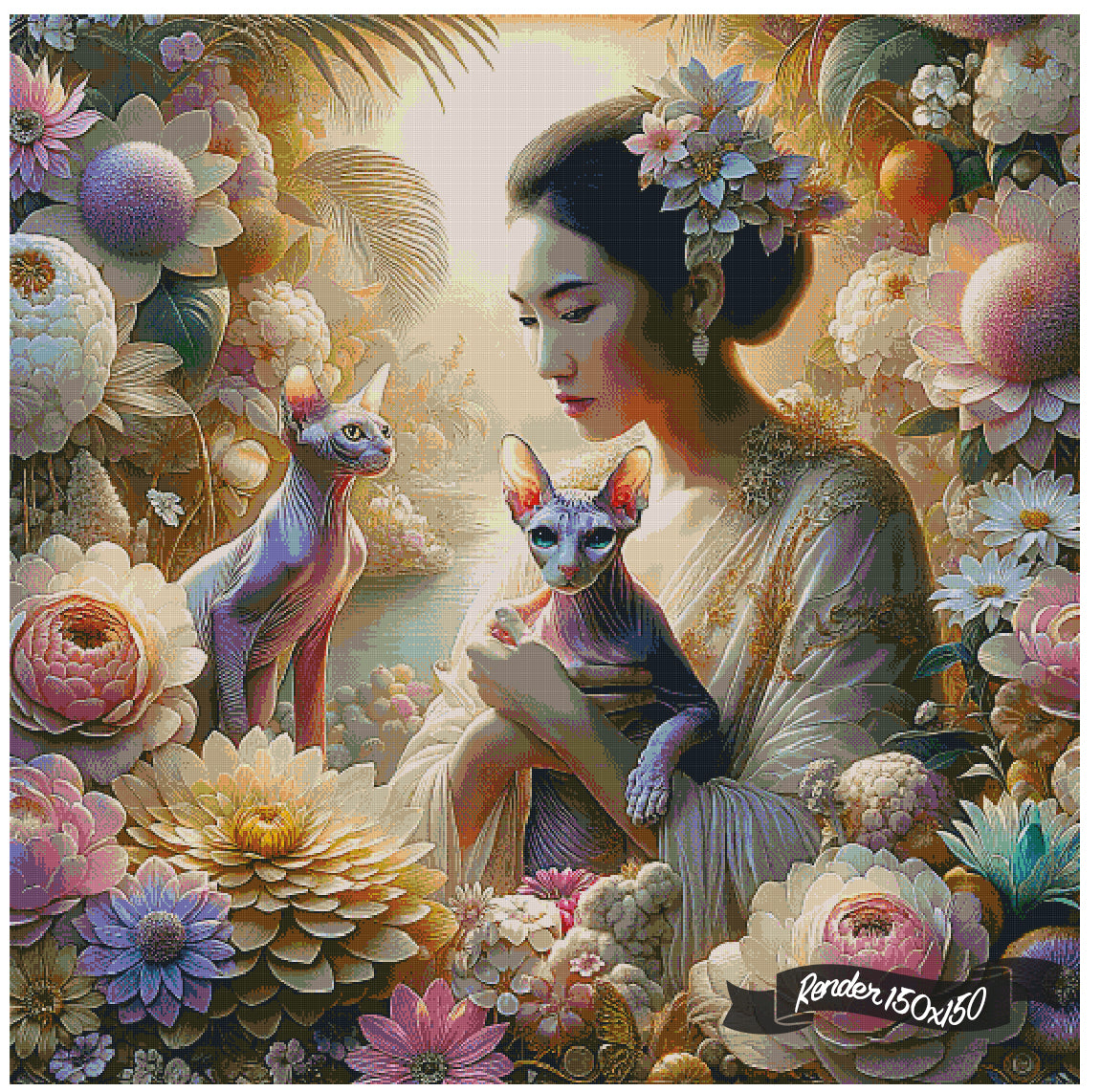 Sphynx Passion ©Cocomarshmallow Art