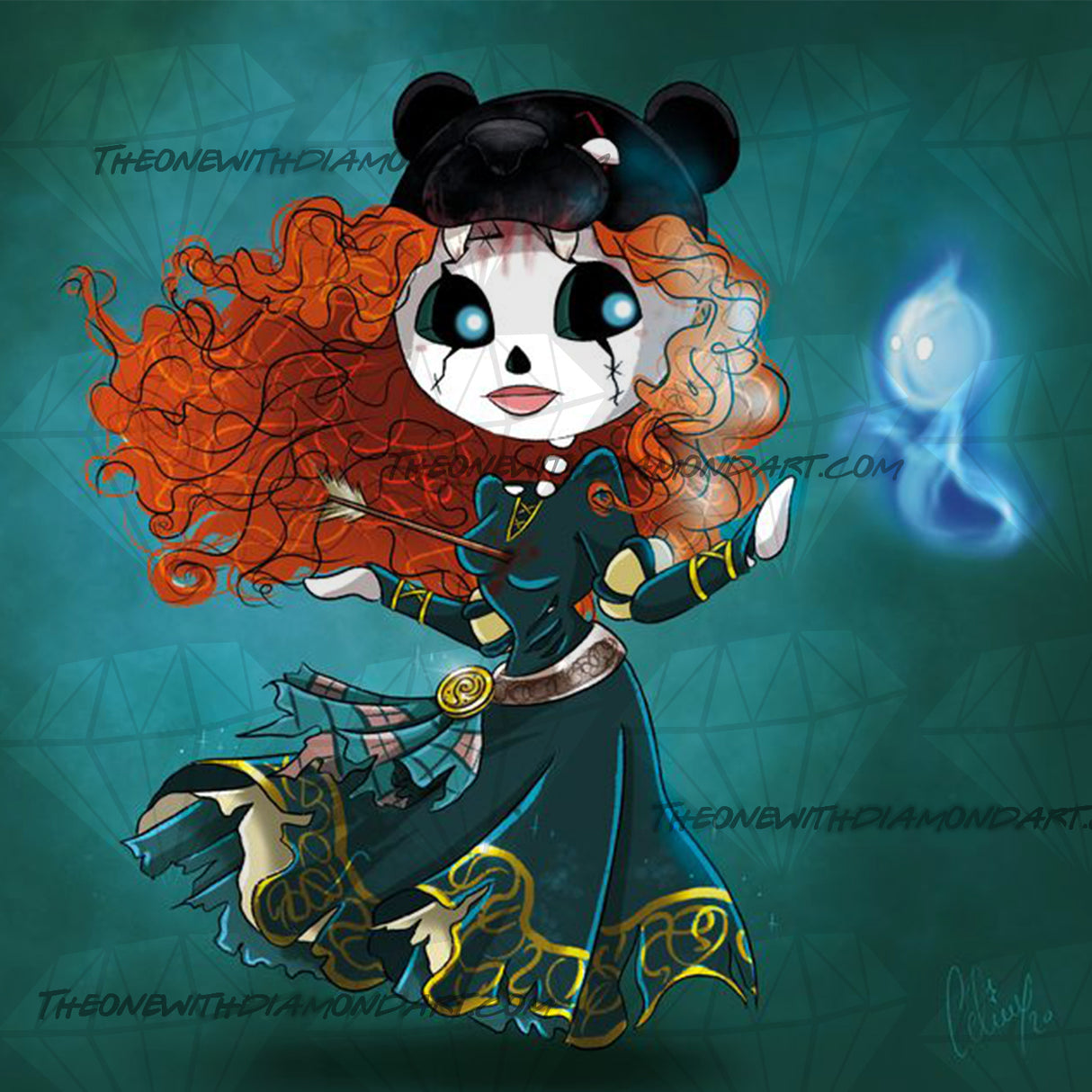 Spooky Merida ©Céline Lecomte