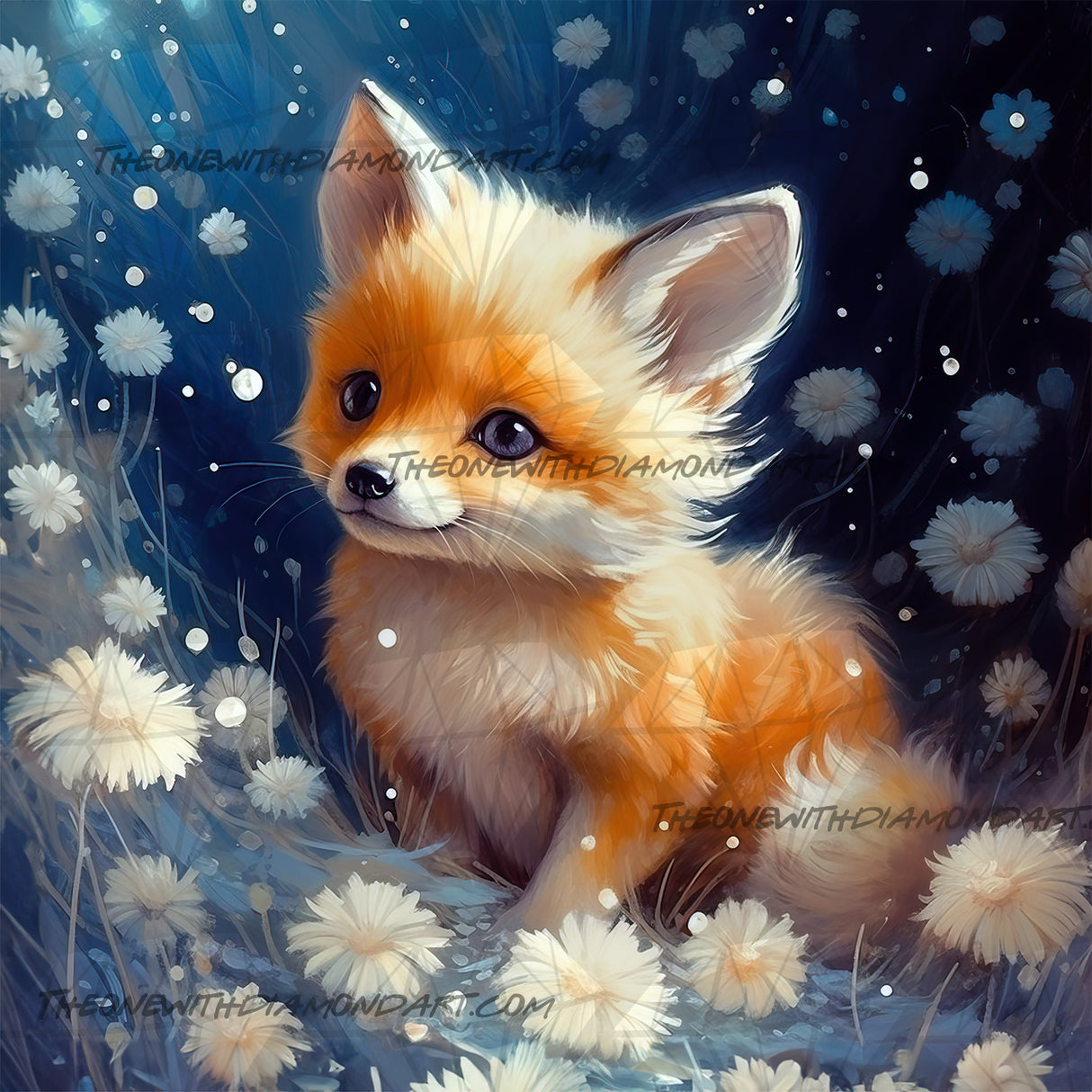 Summer Night Fox ©Cocomarshmallow Art