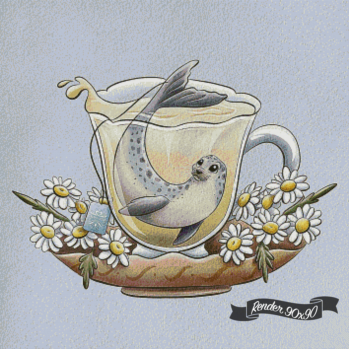 Tea Collective - Seal ©Parente Illustration