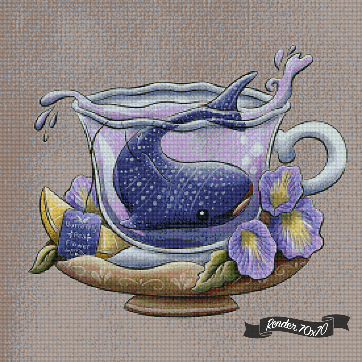 Tea Collective - Whale Shark ©Parente Illustration