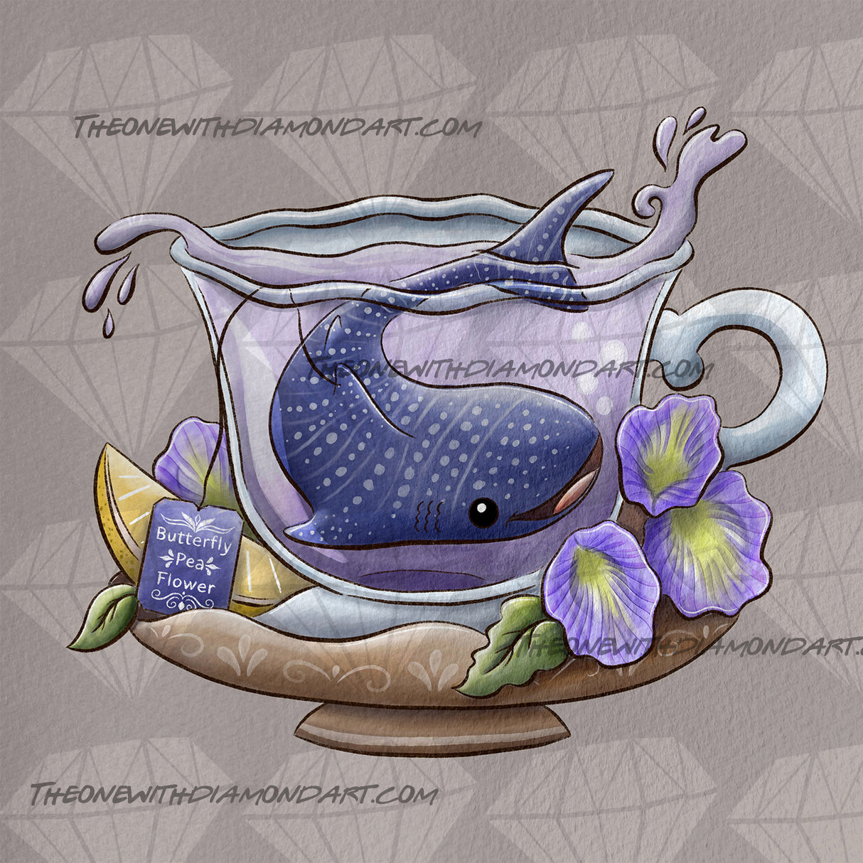 Tea Collective - Whale Shark ©Parente Illustration