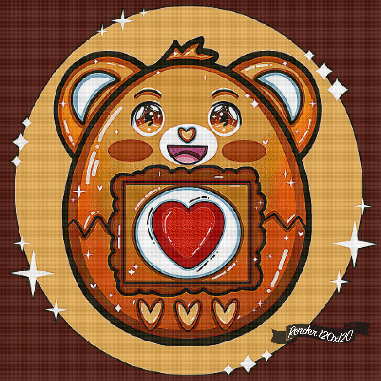 Tenderheart Bear ©Aaliyah @Craftie Nymphs