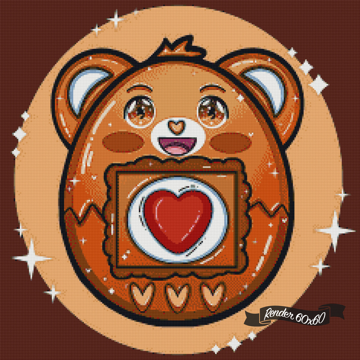 Tenderheart Bear ©Aaliyah @Craftie Nymphs