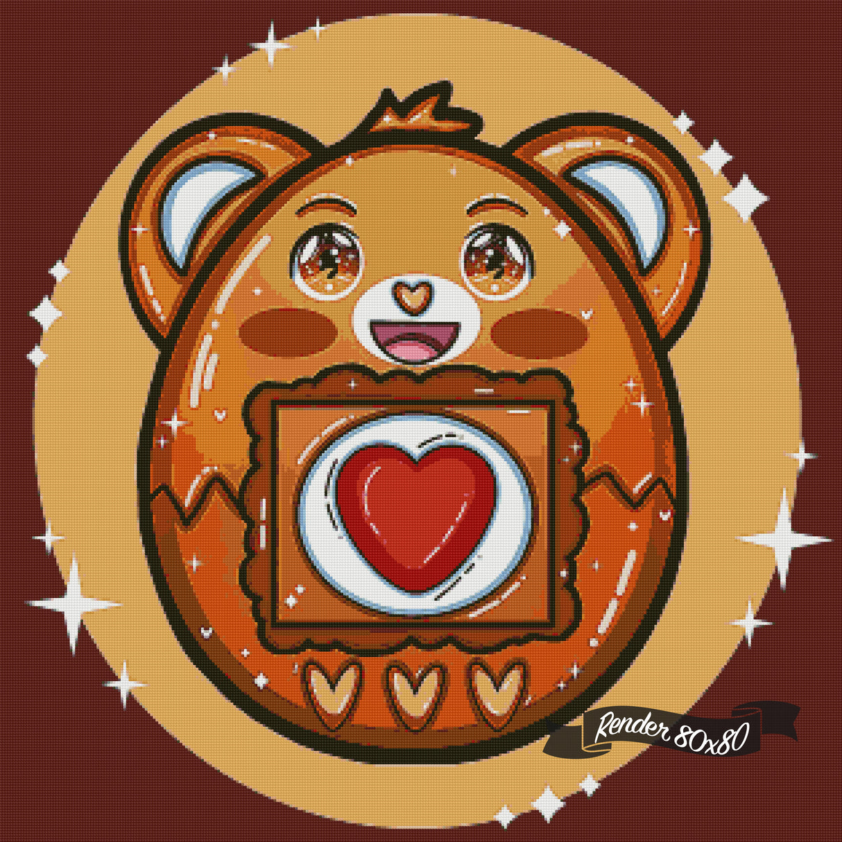 Tenderheart Bear ©Aaliyah @Craftie Nymphs
