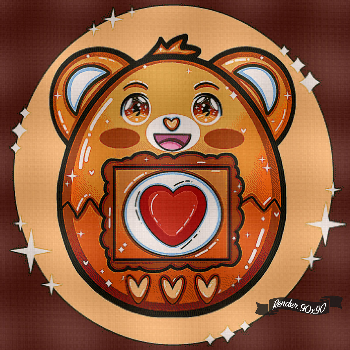 Tenderheart Bear ©Aaliyah @Craftie Nymphs