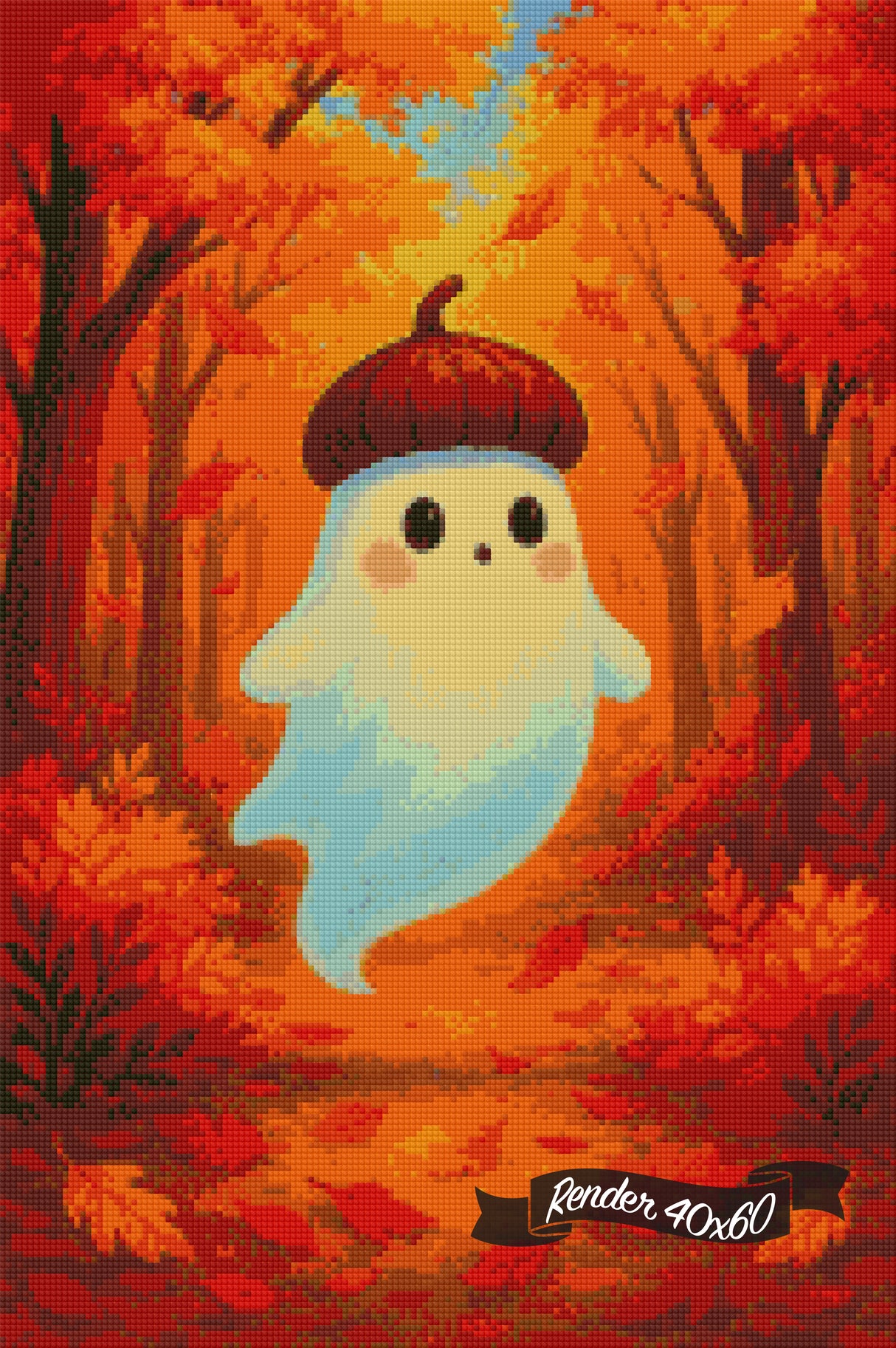 The Autumn Spirit's Stroll ©The One With The Diamond Art