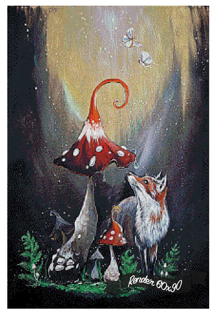 The Fox And The Mushroom ©Silvia Popescu