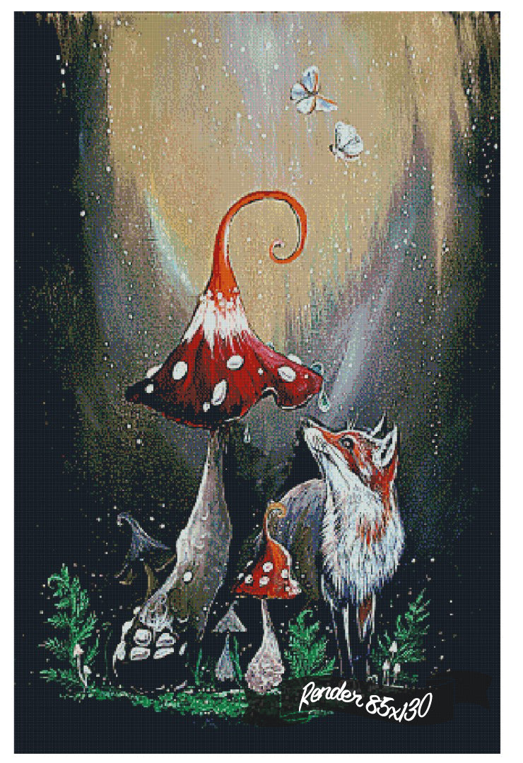The Fox And The Mushroom ©Silvia Popescu