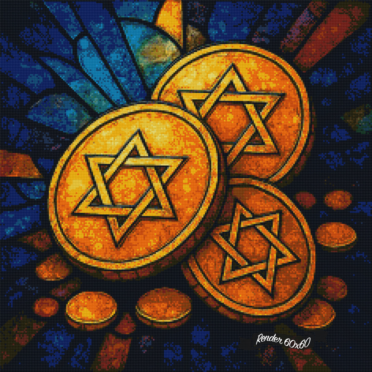 The Giving Of Gelt ©The One With The Diamond Art