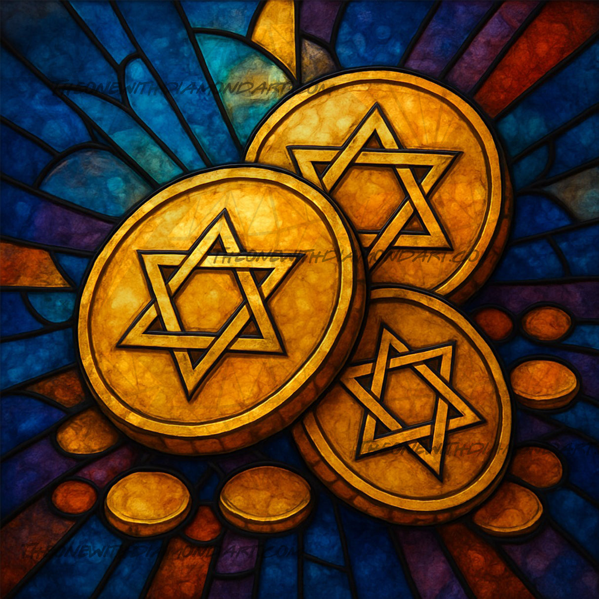 The Giving Of Gelt ©The One With The Diamond Art