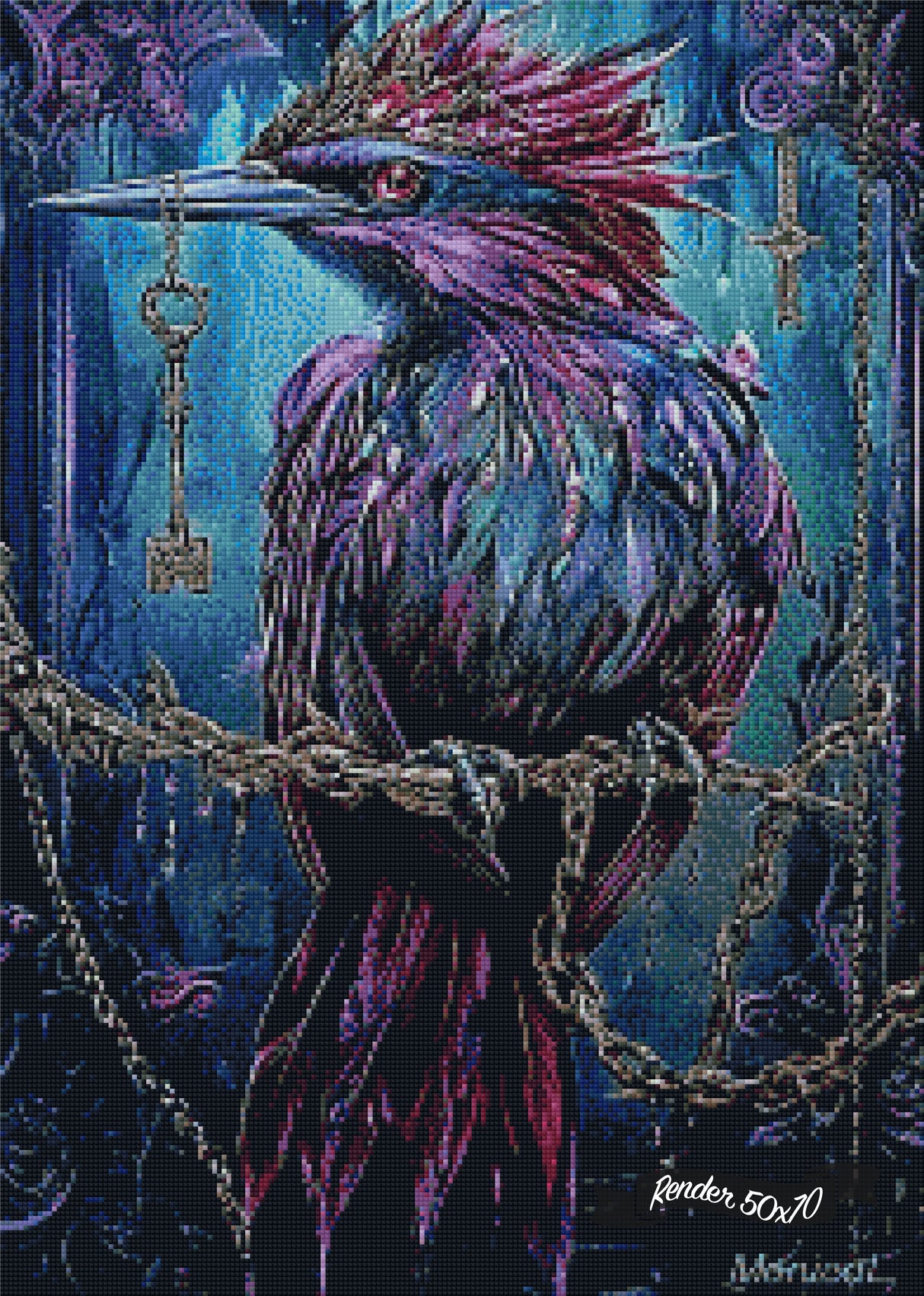 The Gothic Raven ©MonicaL.Art.