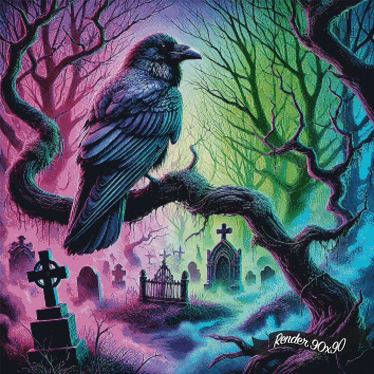 The Guardian Raven ©Cocomarshmallow Art