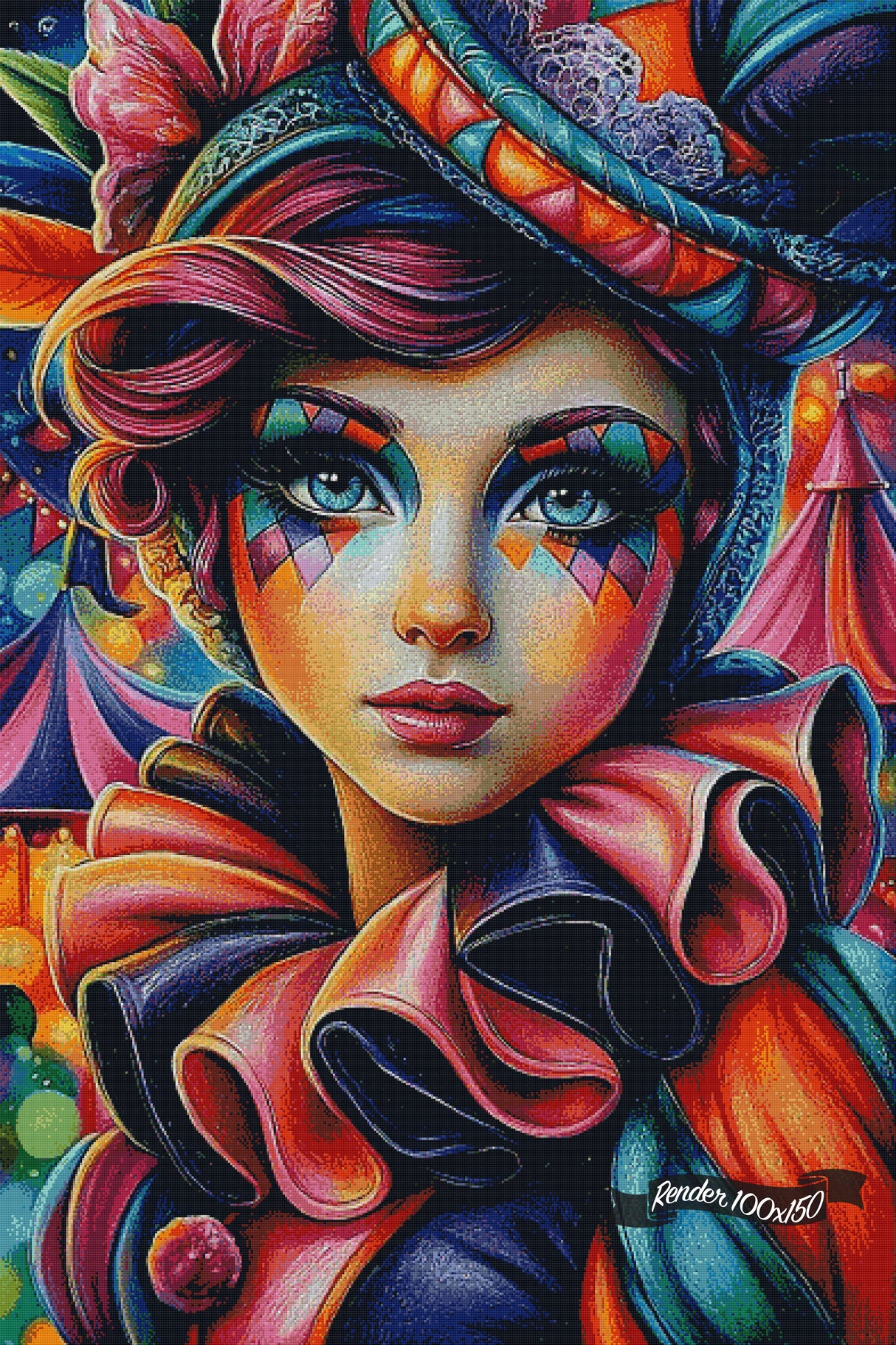 The Kaleidoscope Harlequin ©Finira