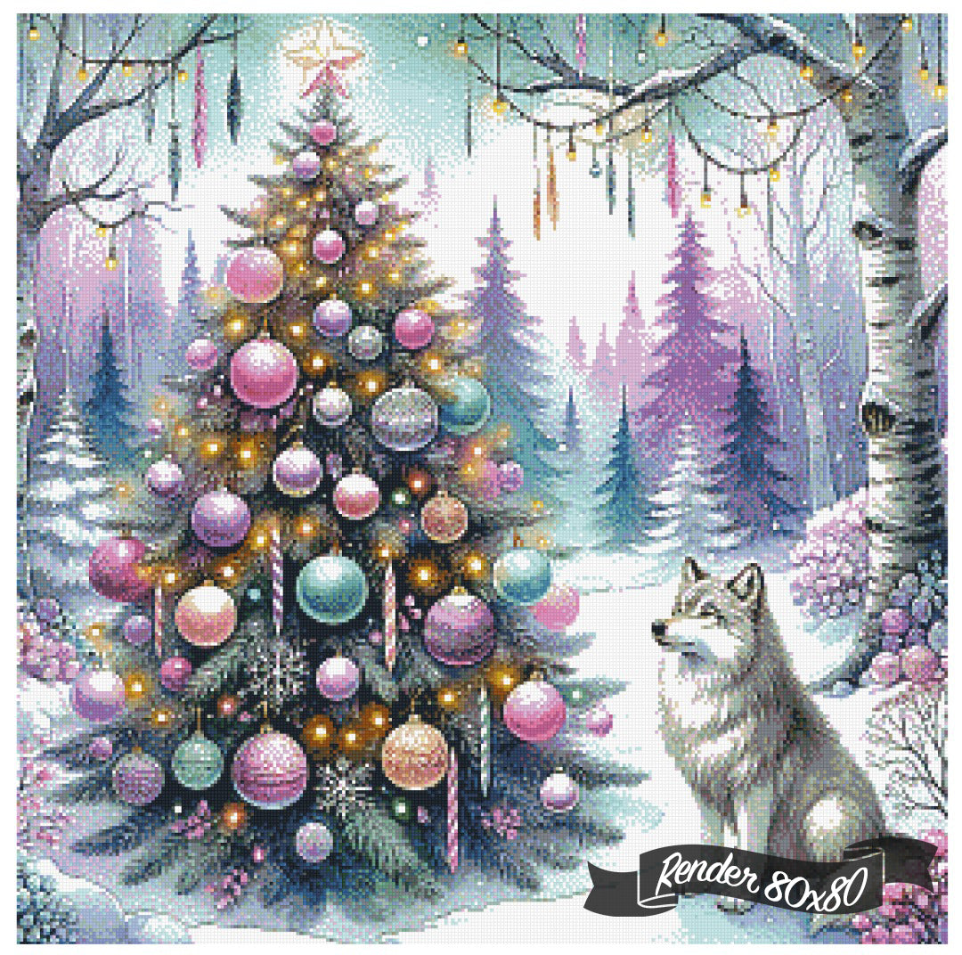 The Wolf And The Tree ©Cocomarshmallow Art