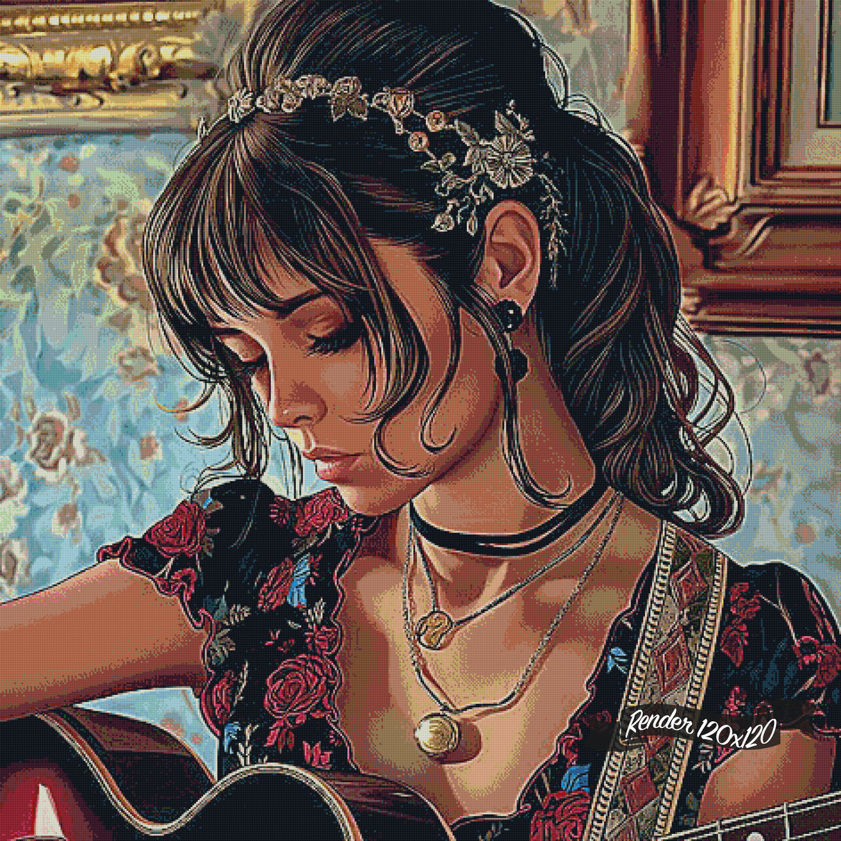 There's A Girl ©Cocomarshmallow Art