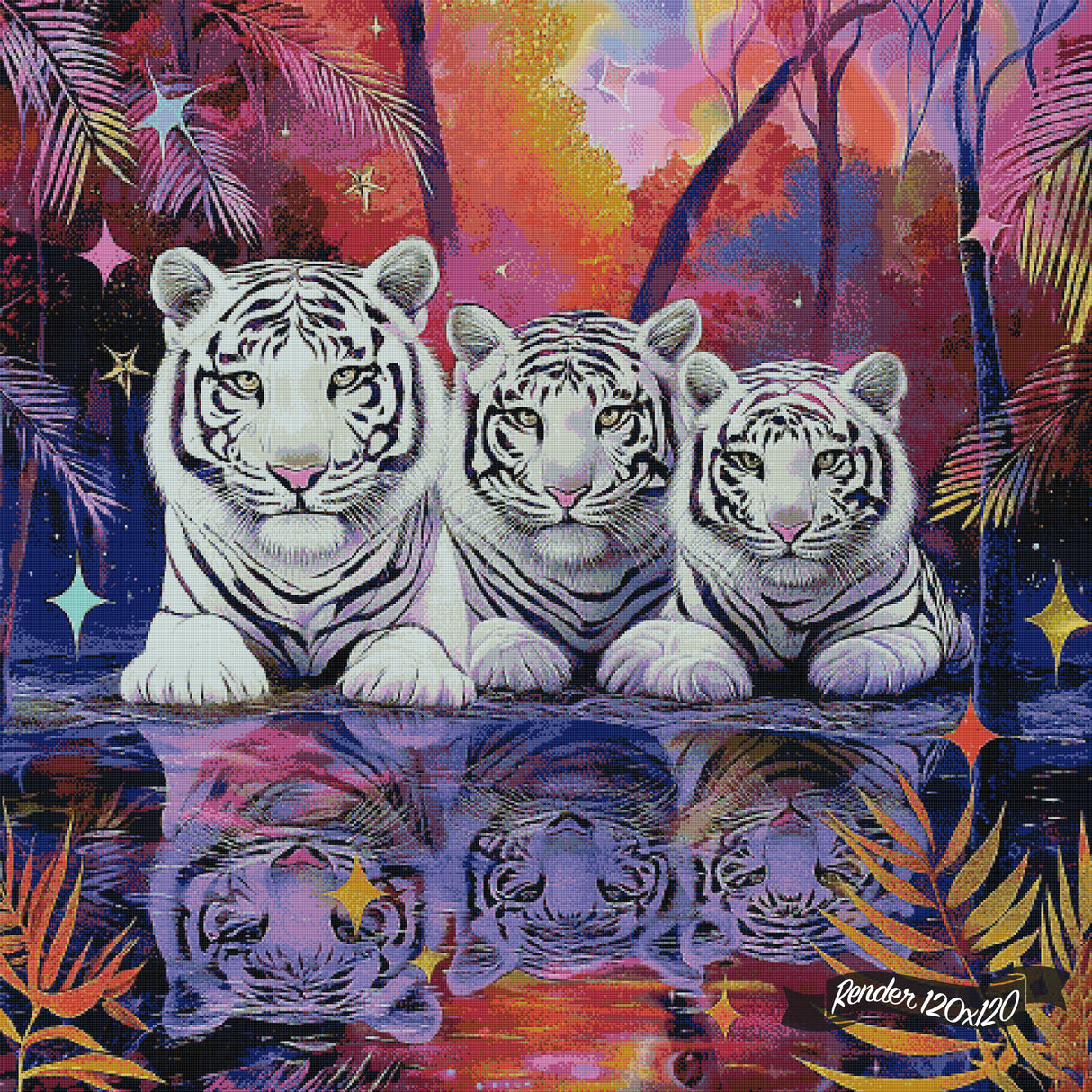 Tiger Twilight ©Cocomarshmallow Art