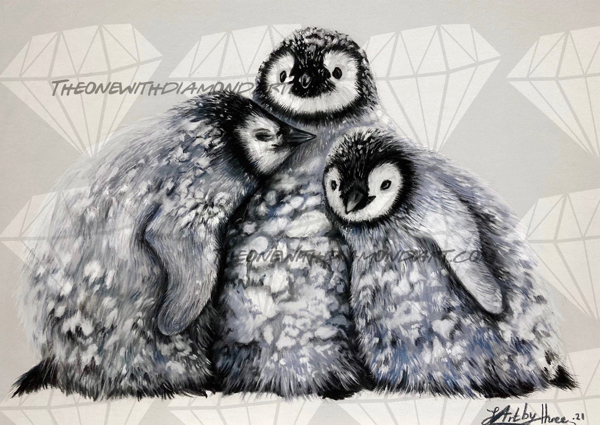Trio Of Penguins ©ArtByThree