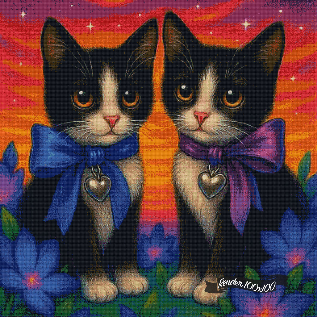 Tuxedo Twins ©Theresa Raymer