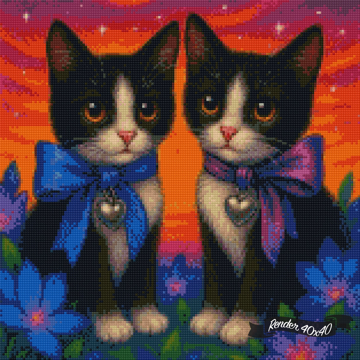 Tuxedo Twins ©Theresa Raymer