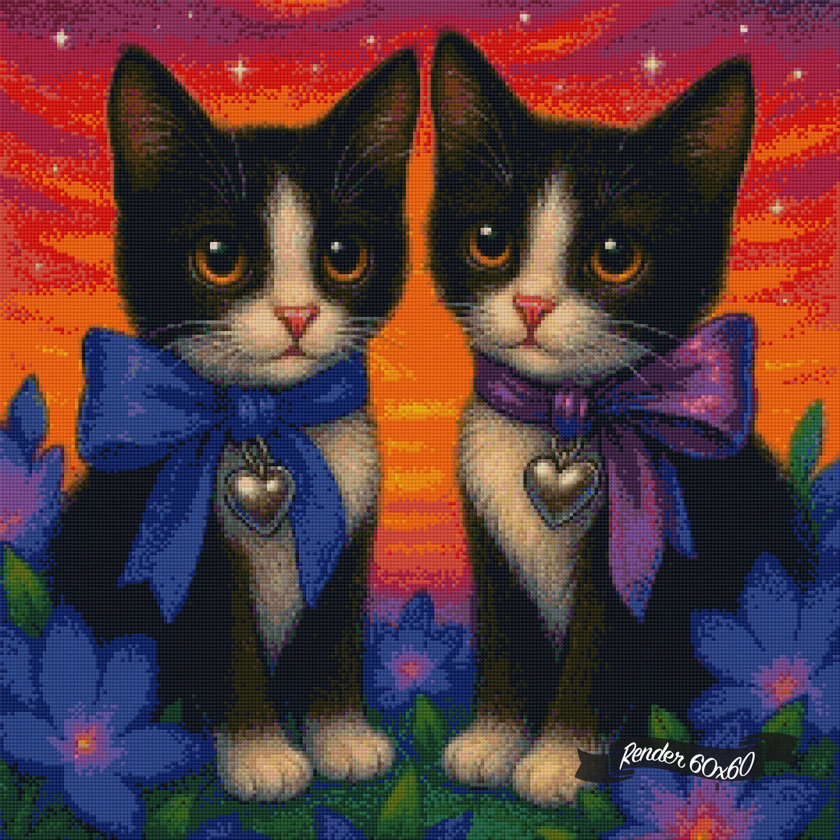 Tuxedo Twins ©Theresa Raymer
