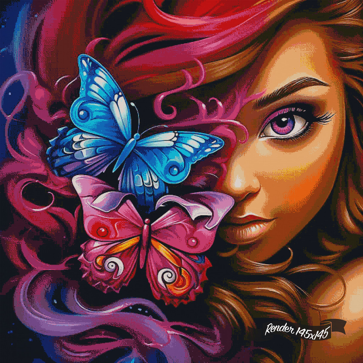 Vibrant Flutters ©StacyDealArt