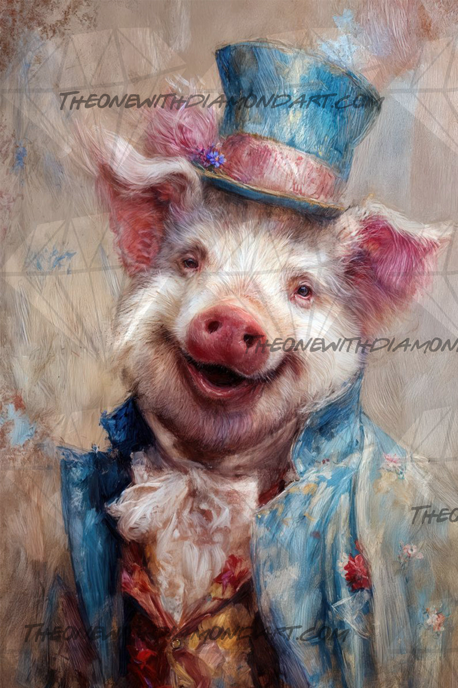 Victorian Animal Portraits - Pig ©Wumples / GratefulLicensing.com