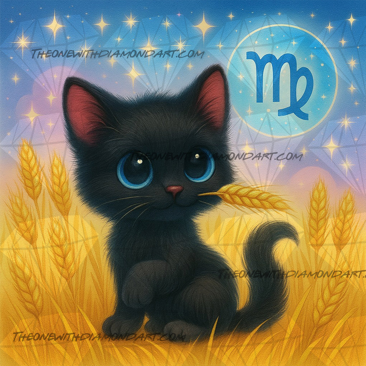 Virgo Kitten ©The One With The Diamond Art
