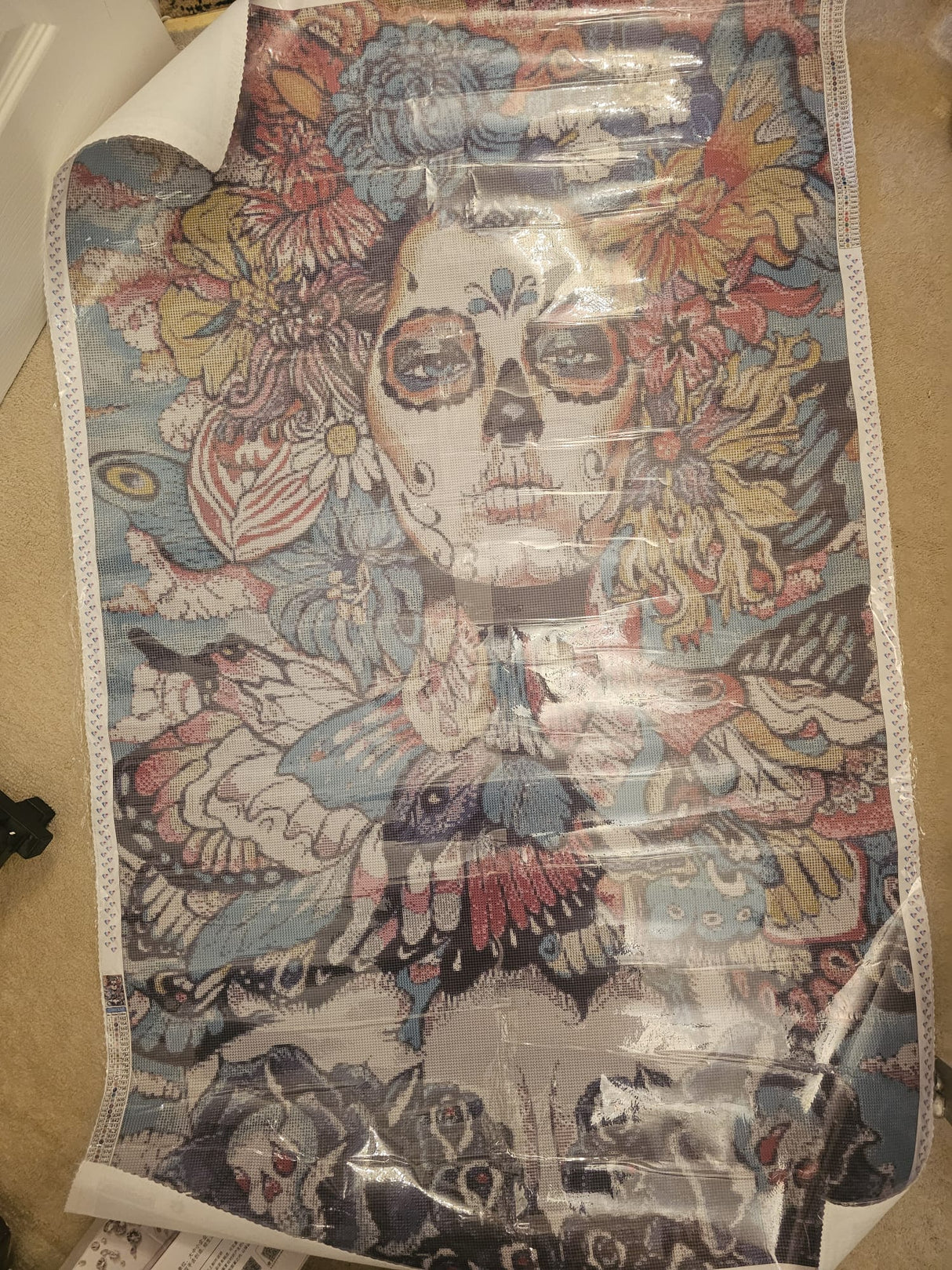 90x120cm Day Of The Dead (Round + ABs)