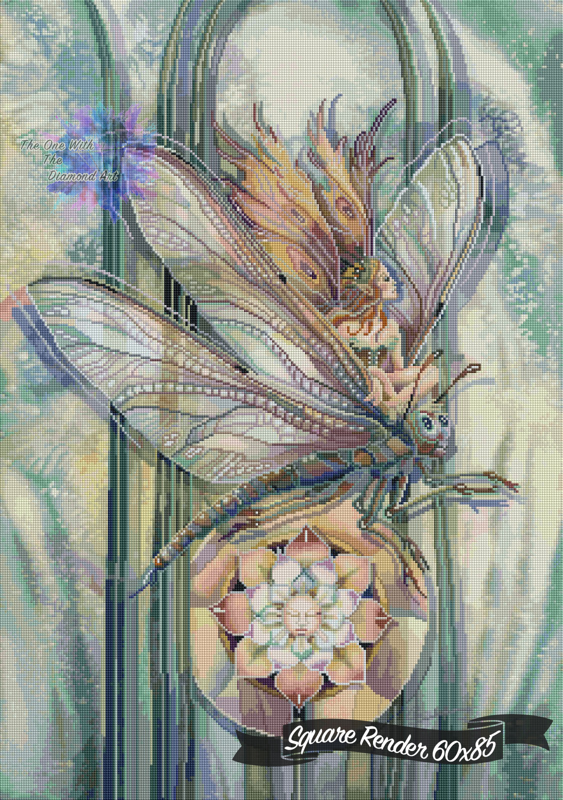 *Hand-Rendered* Dragonfly Fairy ©Jody Bergsma. Licensed by MGL, www.mglart.com