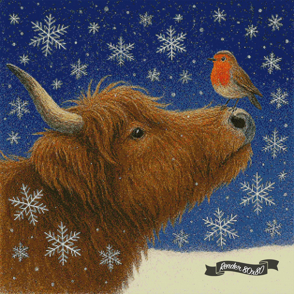 Winter Friends ©The One With The Diamond Art