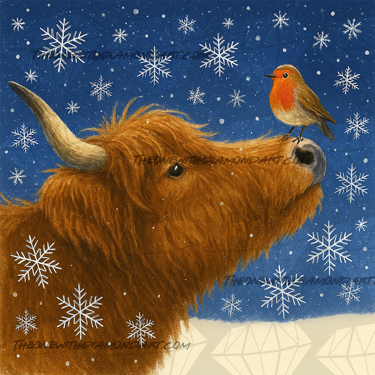 Winter Friends ©The One With The Diamond Art