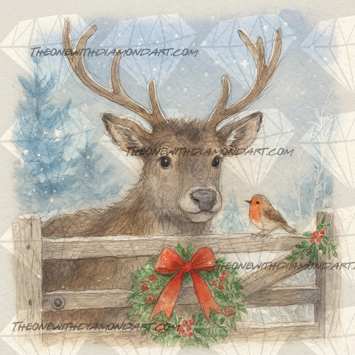 Winter's Welcome ©The One With The Diamond Art