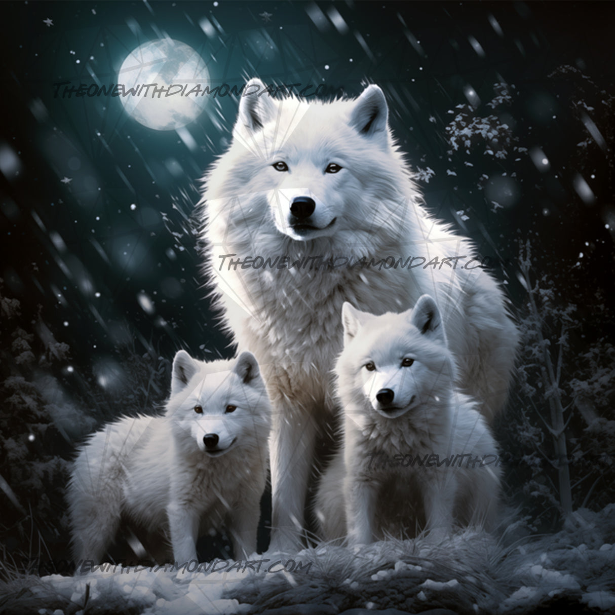 Wintry Canadian Night ©Cocomarshmallow Art