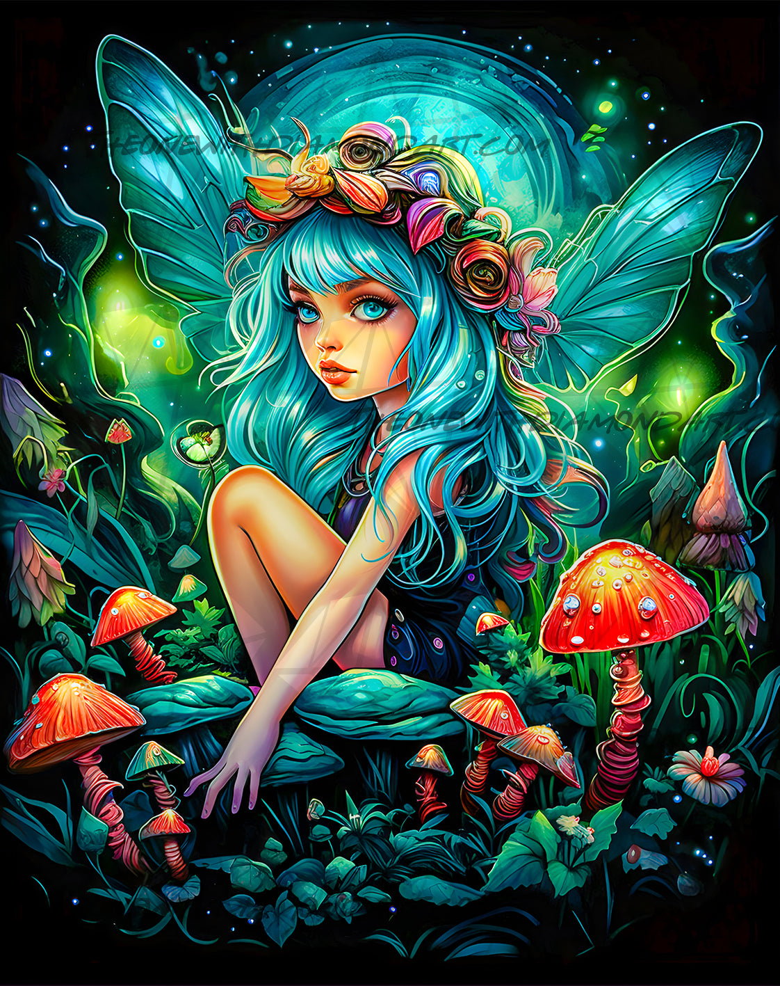 Woodland Fairy's Rest ©Rose Proffitt Creations