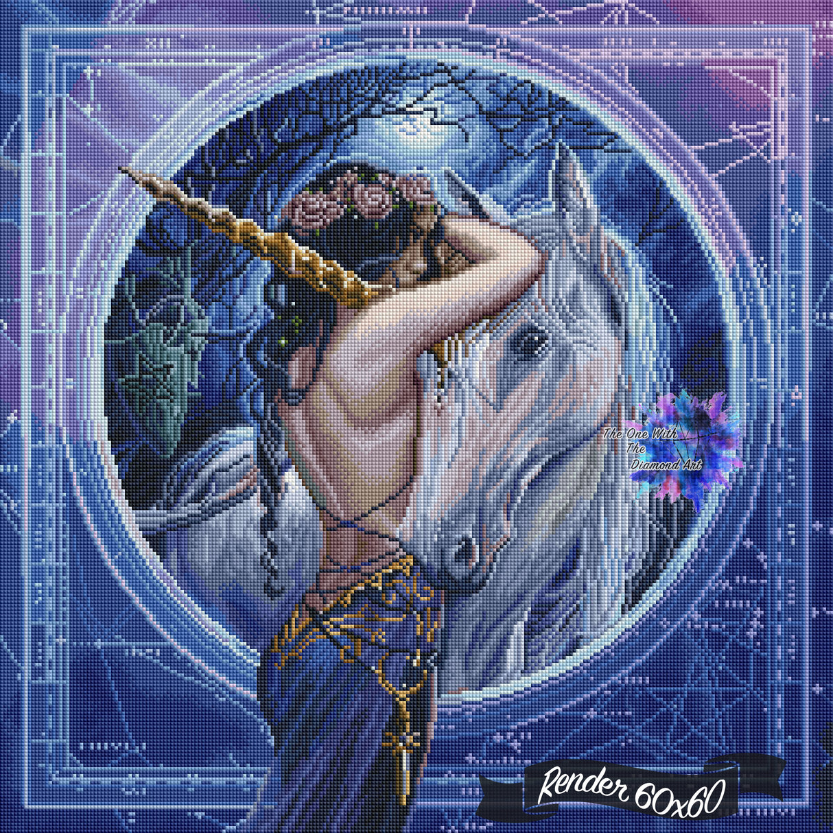 *Hand-Rendered* Mythicorn ©2025 Alchemy Carta England