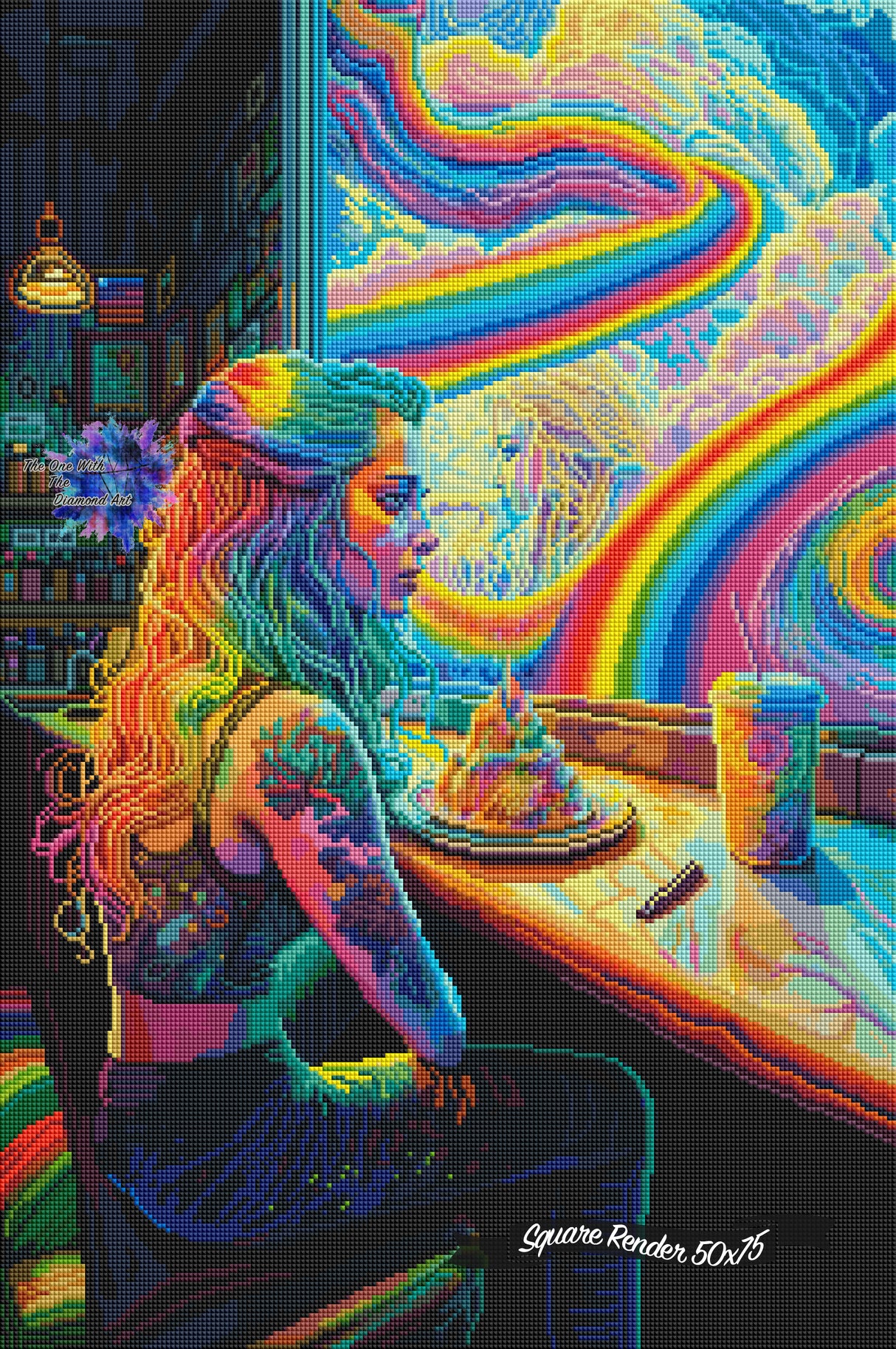 *Hand-Rendered* High Gaze ©Spirit Of The Rainbow / GratefulLicensing.com