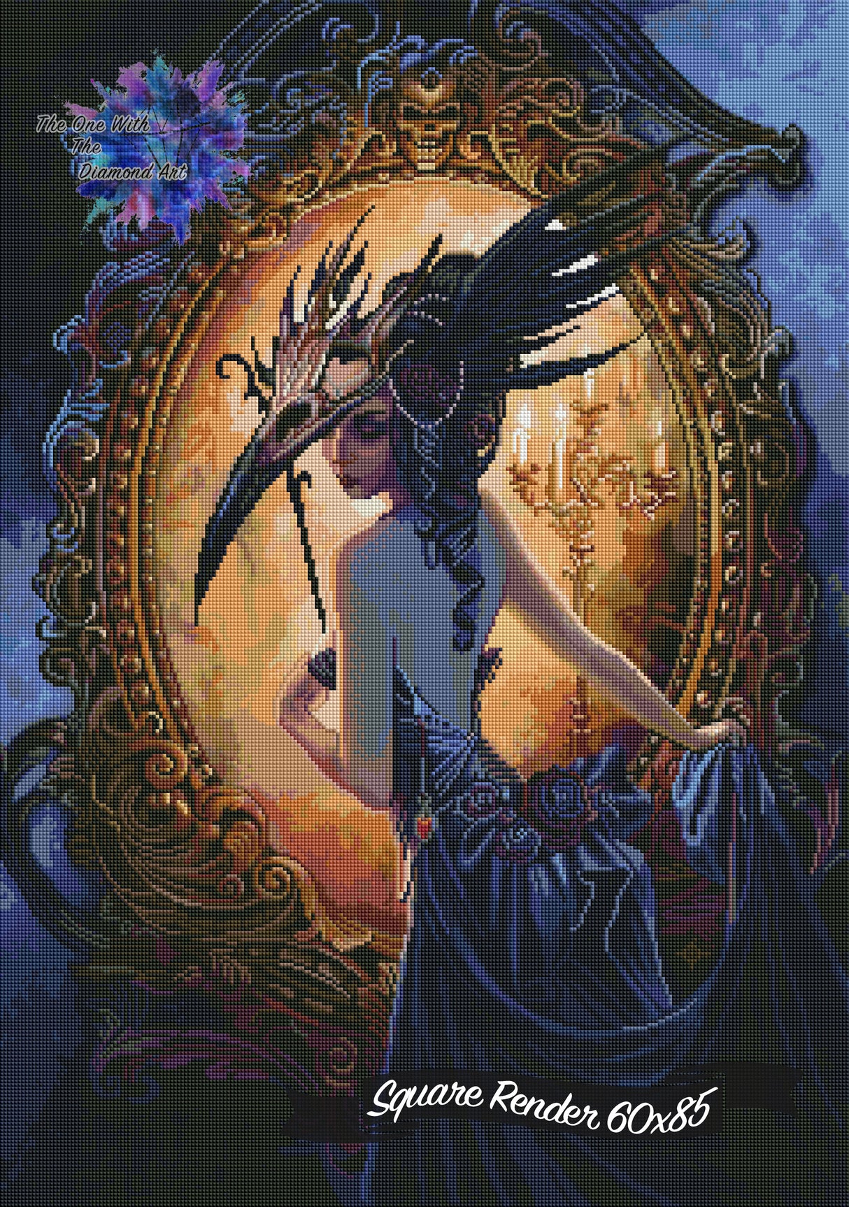 *Hand-Rendered* Masque Of The Black Rose ©2025 Alchemy Carta England