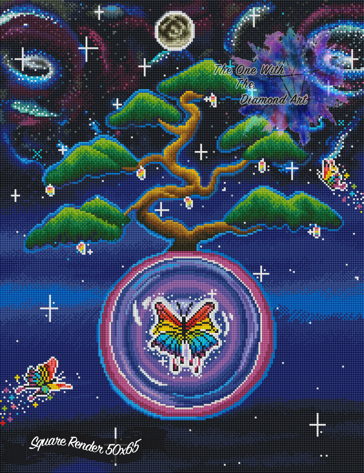 *Hand-Rendered* Moonlight Metamorphosis ©Altered Moon Art