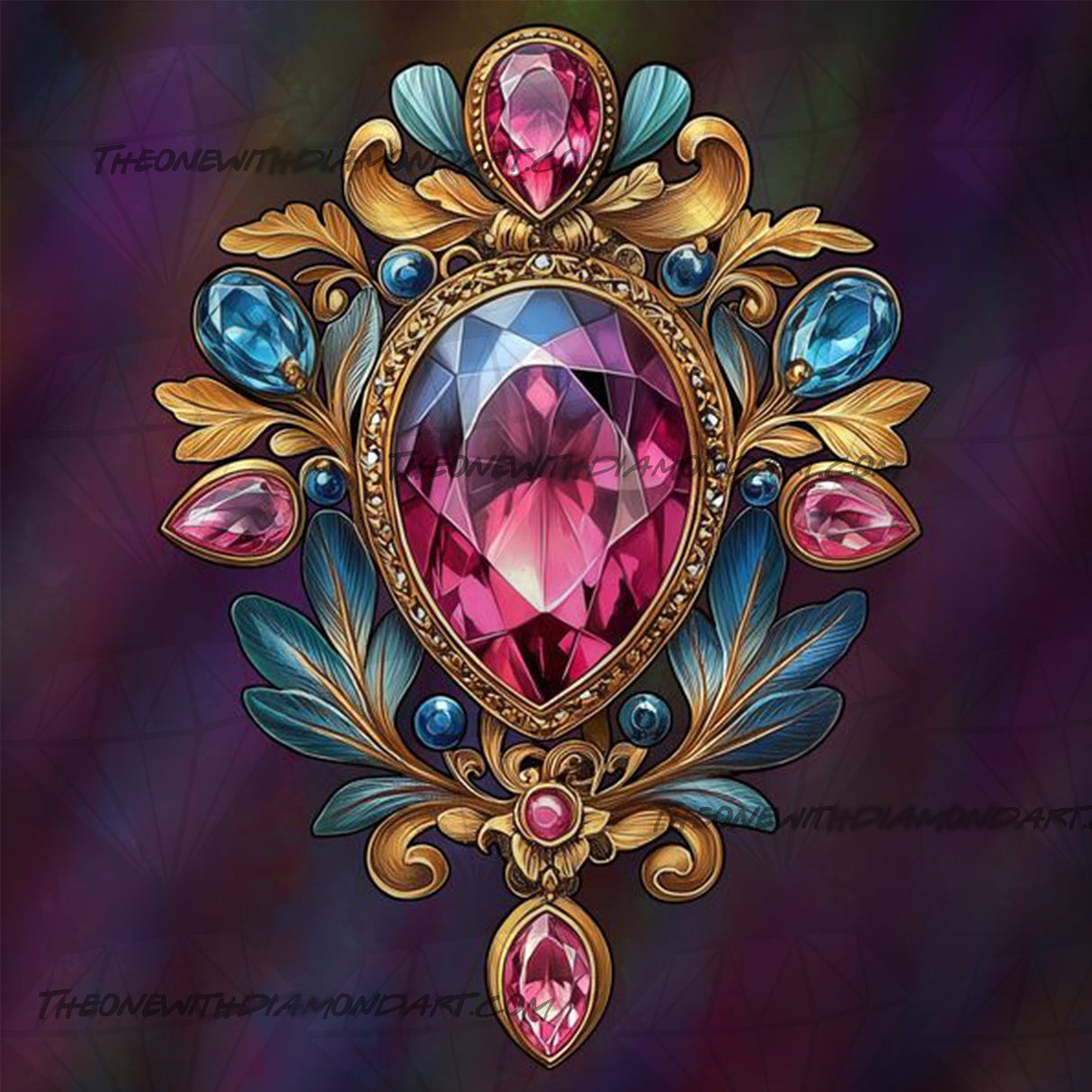 *Hand-Rendered* Legacy Jewels - Fuchsia ©RomantzArt