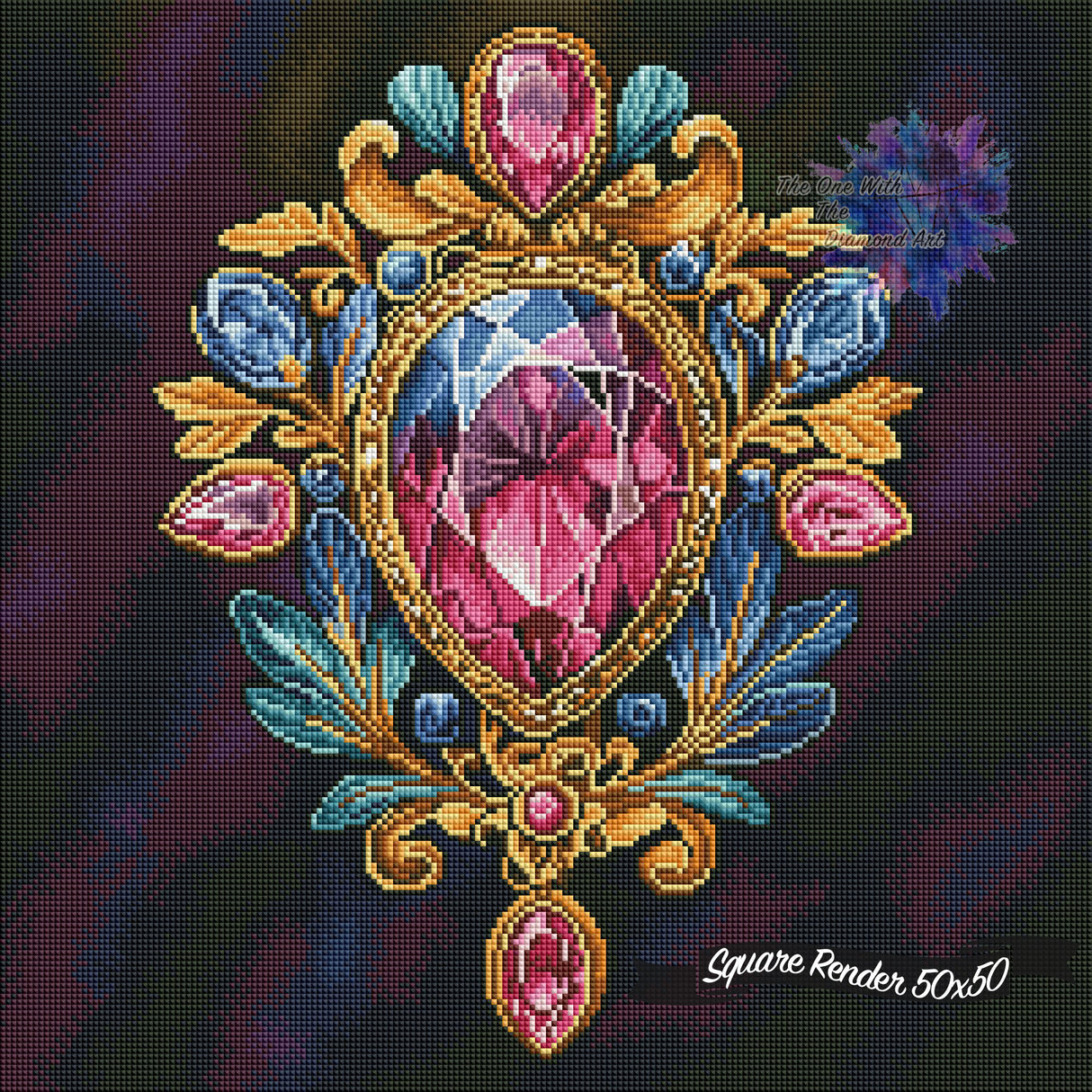 *Hand-Rendered* Legacy Jewels - Fuchsia ©RomantzArt