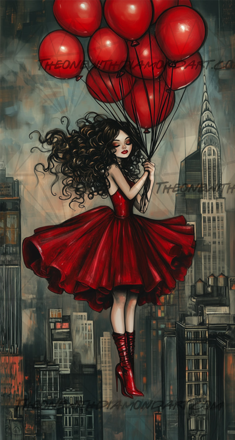 New York In Red ©Cocomarshmallow Art