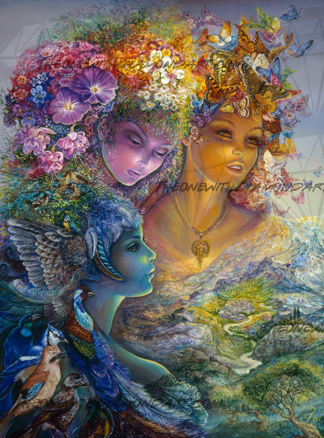 The Three Graces ©Josephine Wall