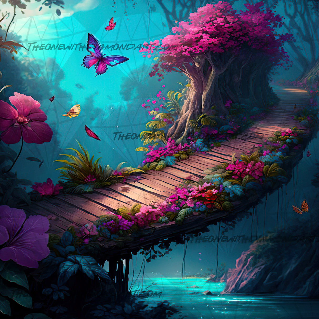 Bridge Of Blossoms ©Cocomarshmallow Art
