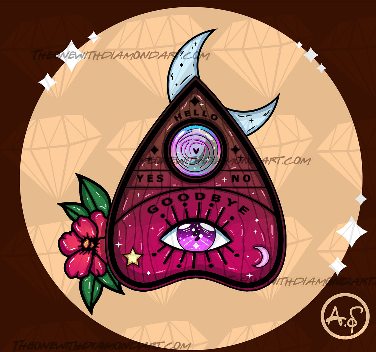 Inktober - Planchette ©Aaliyah @Craftie Nymphs