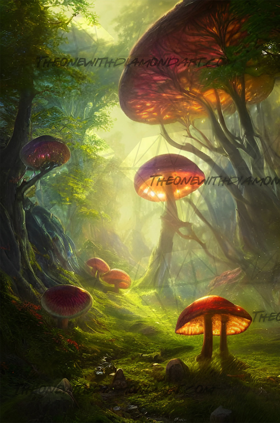 Giant Mushroom World 5D Diamond Painting -  – Five Diamond  Painting