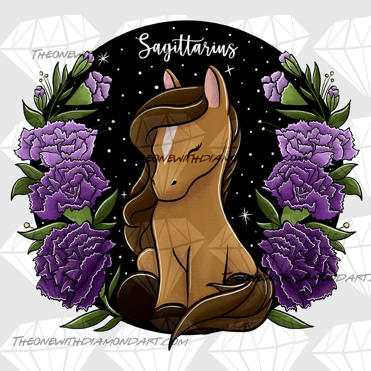 Cute Sagittarius ©Parente Illustration