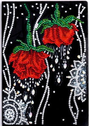 Red Drop Roses Notebook